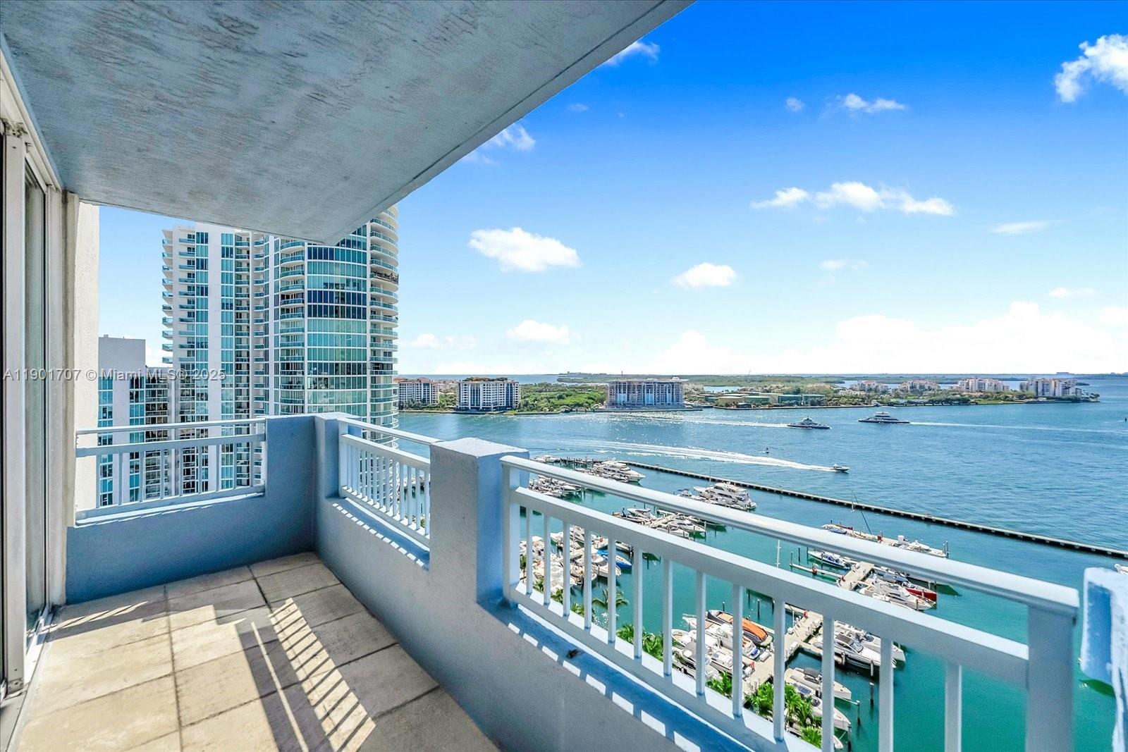 90 Alton Road, Unit 2002 Miami Beach, FL 33139 - Photo 10 of 20 a view of balcony with outdoor space