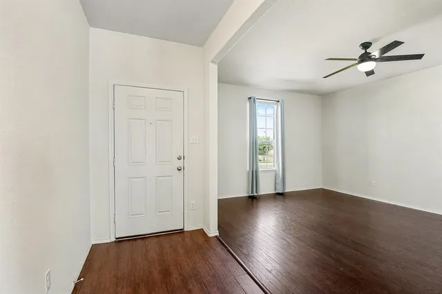 wooden floor in an empty room