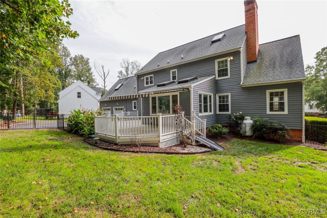 8510 Katy Reid Road Chesterfield, VA 23832 - Photo 46 of 50 a front view of a house with garden