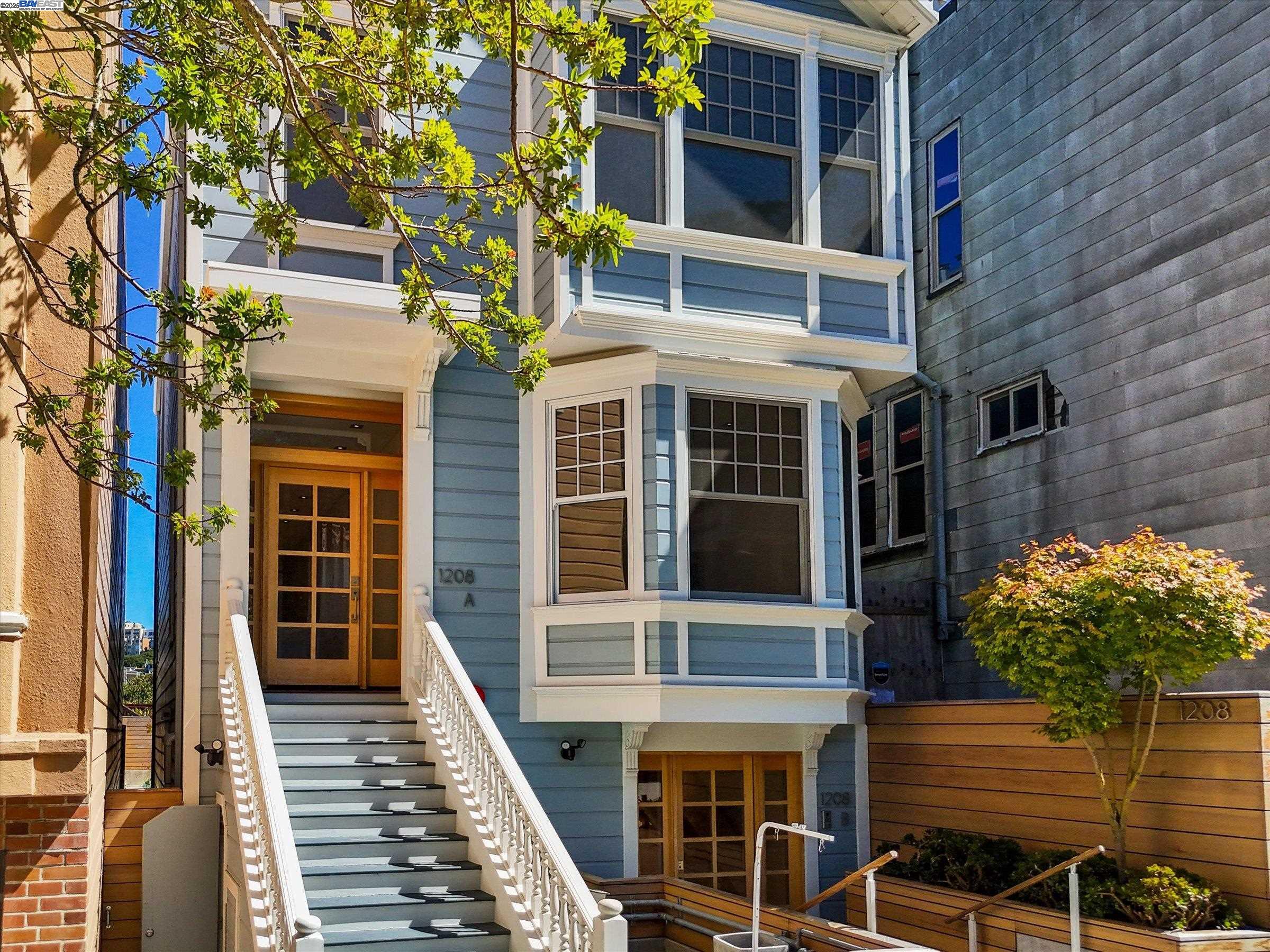 a front view of a multi story residential apartment building