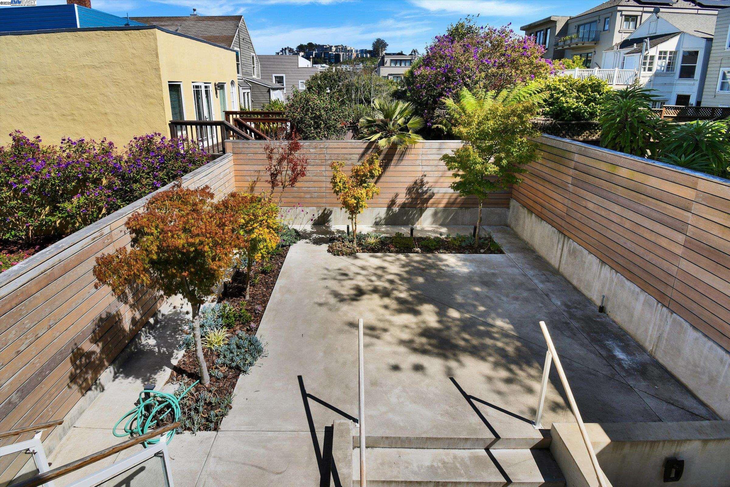 1208 Stanyan Street San Francisco, CA 94117 - Photo 52 of 60 a view of balcony with wooden floor