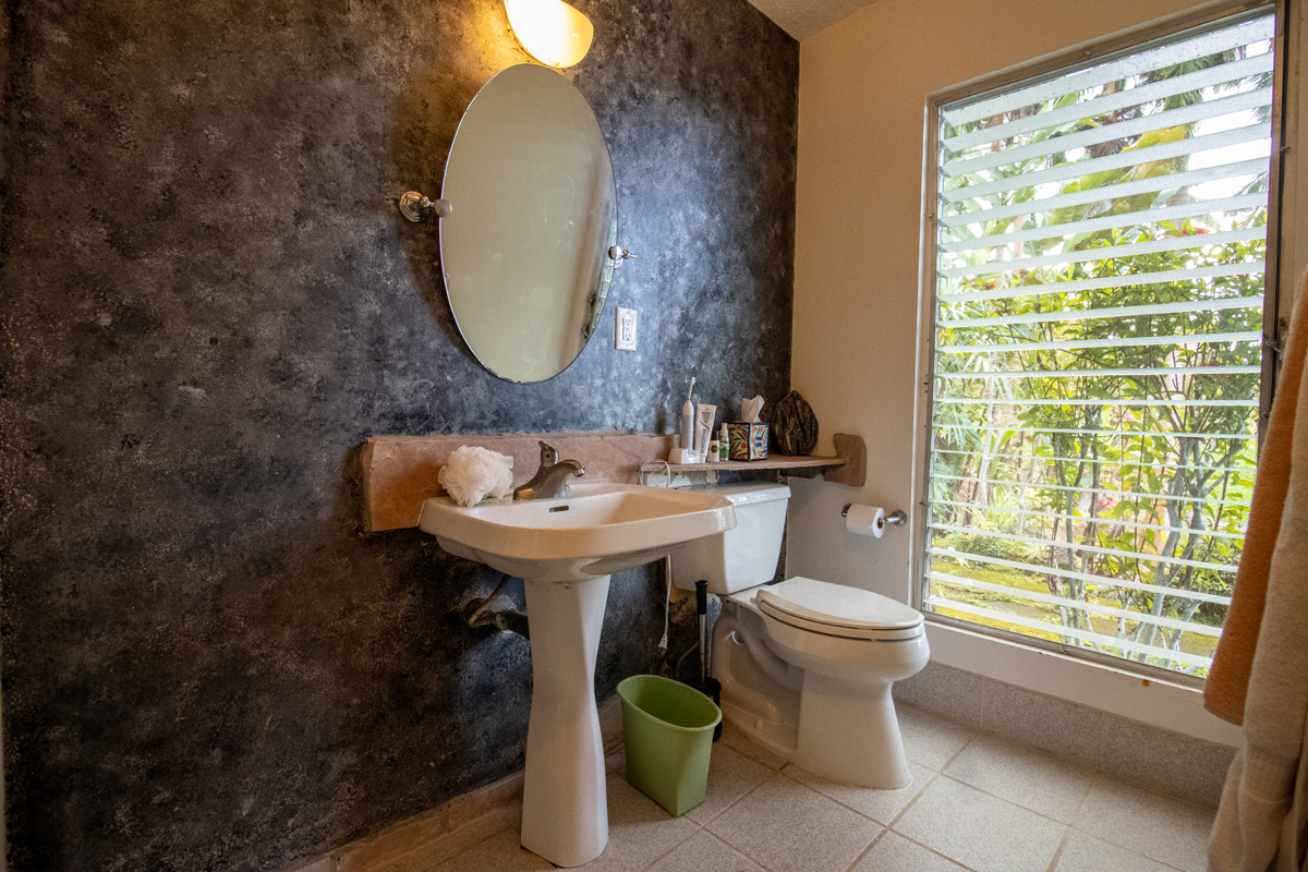 84-5063 Hawaii Belt Road Captain Cook, HI 96704 - Photo 16 of 30 a bathroom with a sink toilet and a mirror