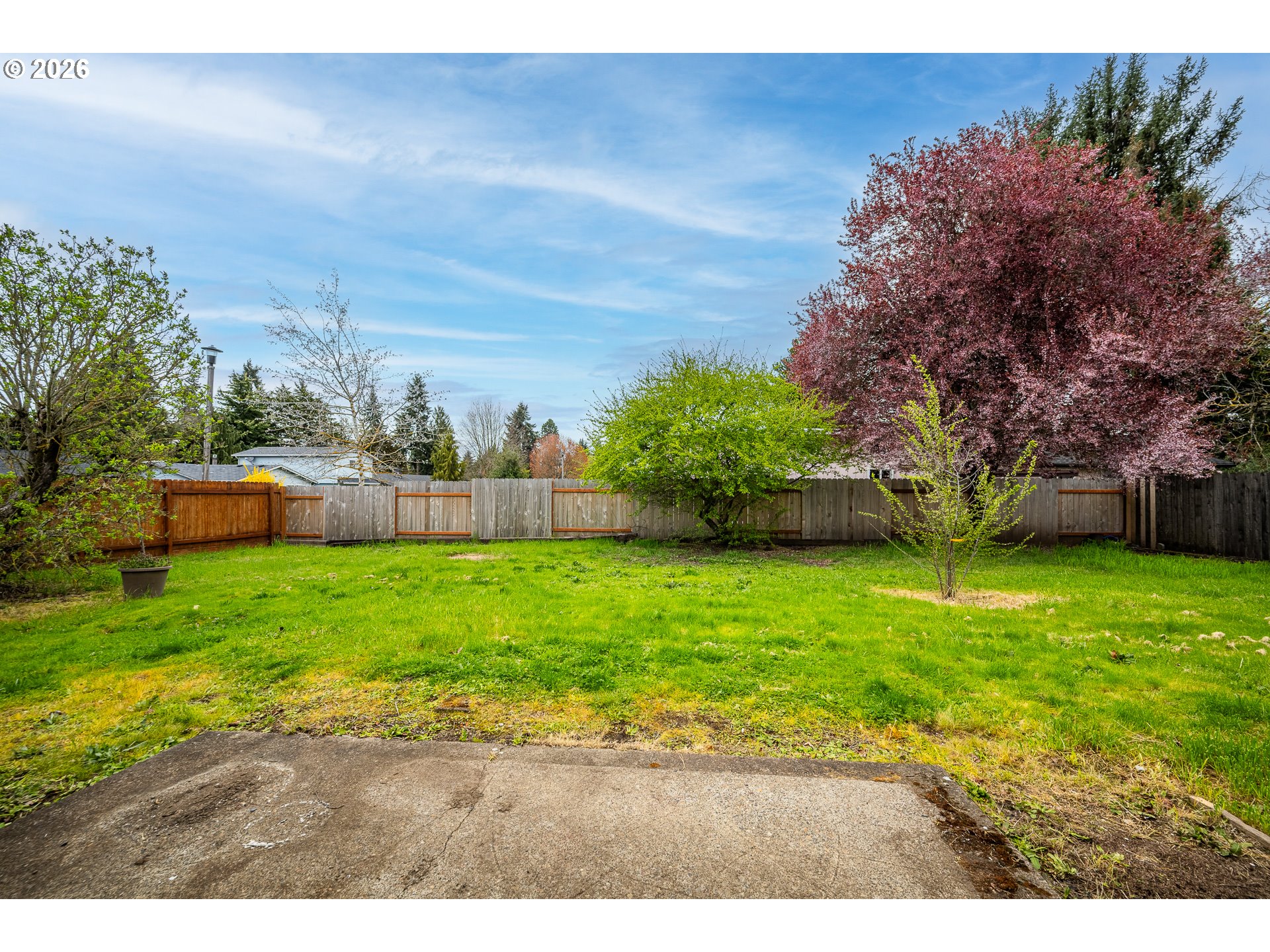 425 Autumn Avenue Eugene, OR 97404 - Photo 32 of 40 a view of a backyard with plants and a garden