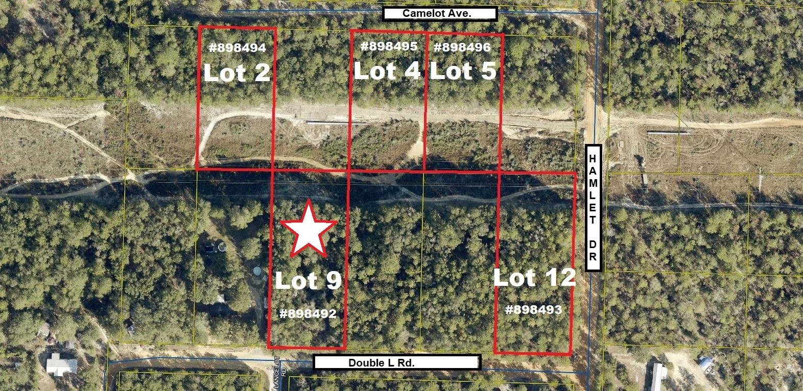 Lot 9 Double L Road DeFuniak Springs, FL 32433 - Photo 1 of 3 Aerial 1 (5 Lots)