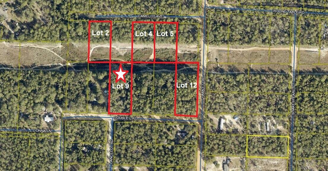 Lot 9 Double L Road DeFuniak Springs, FL 32433 - Photo 2 of 3 Aerial 2 (5 Lots)