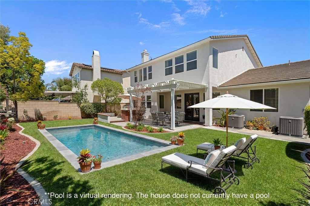 2472 Highwood Road Orange, CA 92867 - Photo 63 of 70 Pool is a digital rendering/virtual staging. It does not currently exist on the property