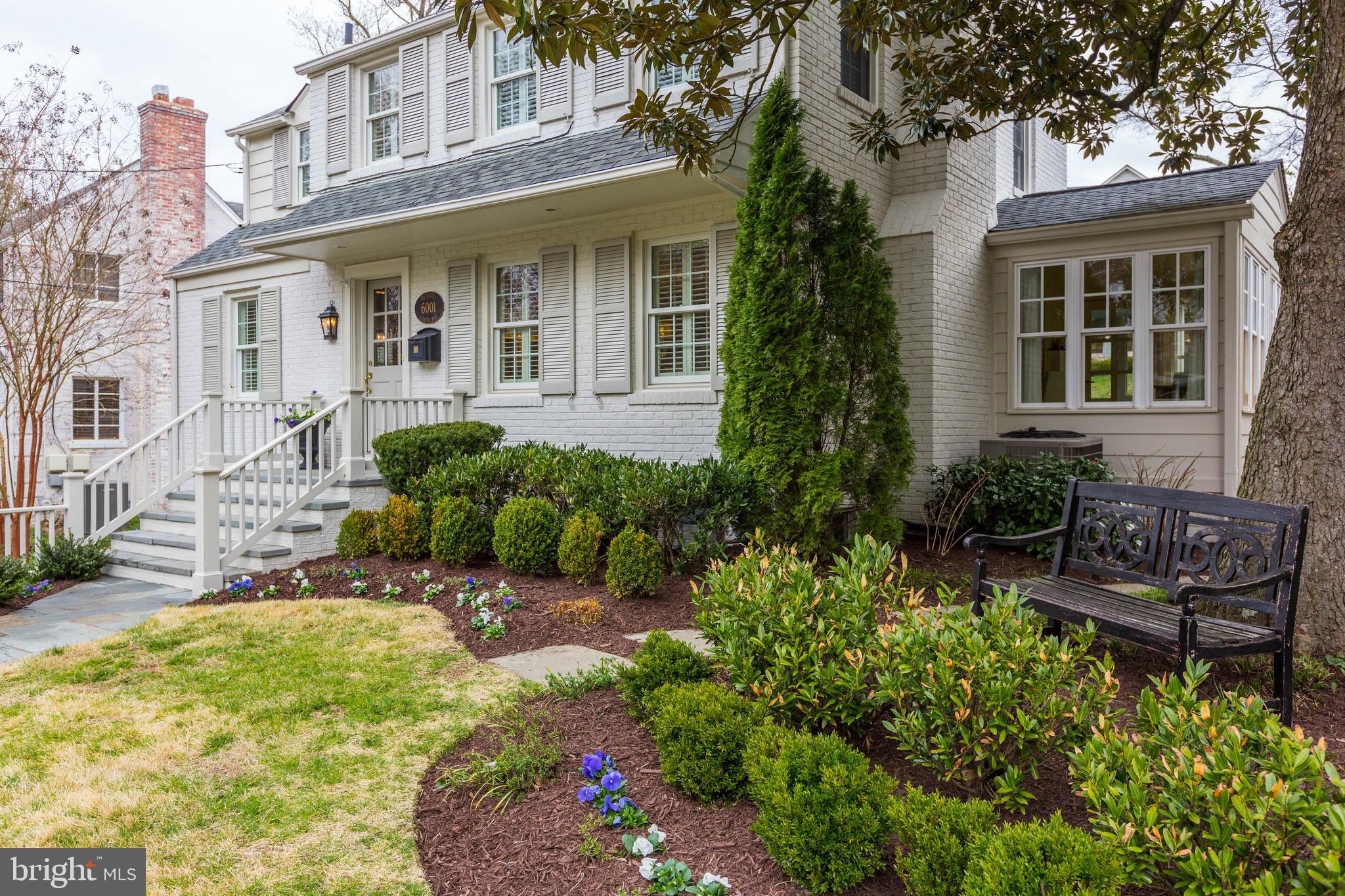 6001 Gloster Road Bethesda, MD 20816 - Photo 3 of 64 Manicured flower beds welcome you home.