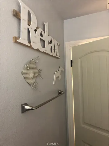 a close view of door lock