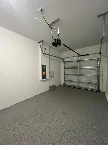 a view of a room with an empty space