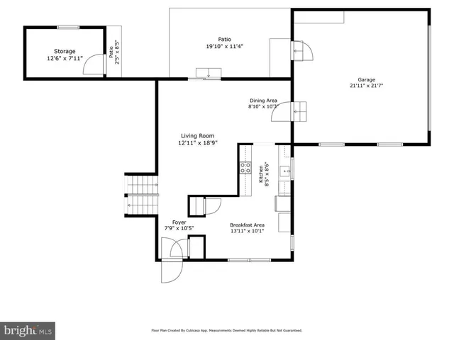 a picture of a bench in front