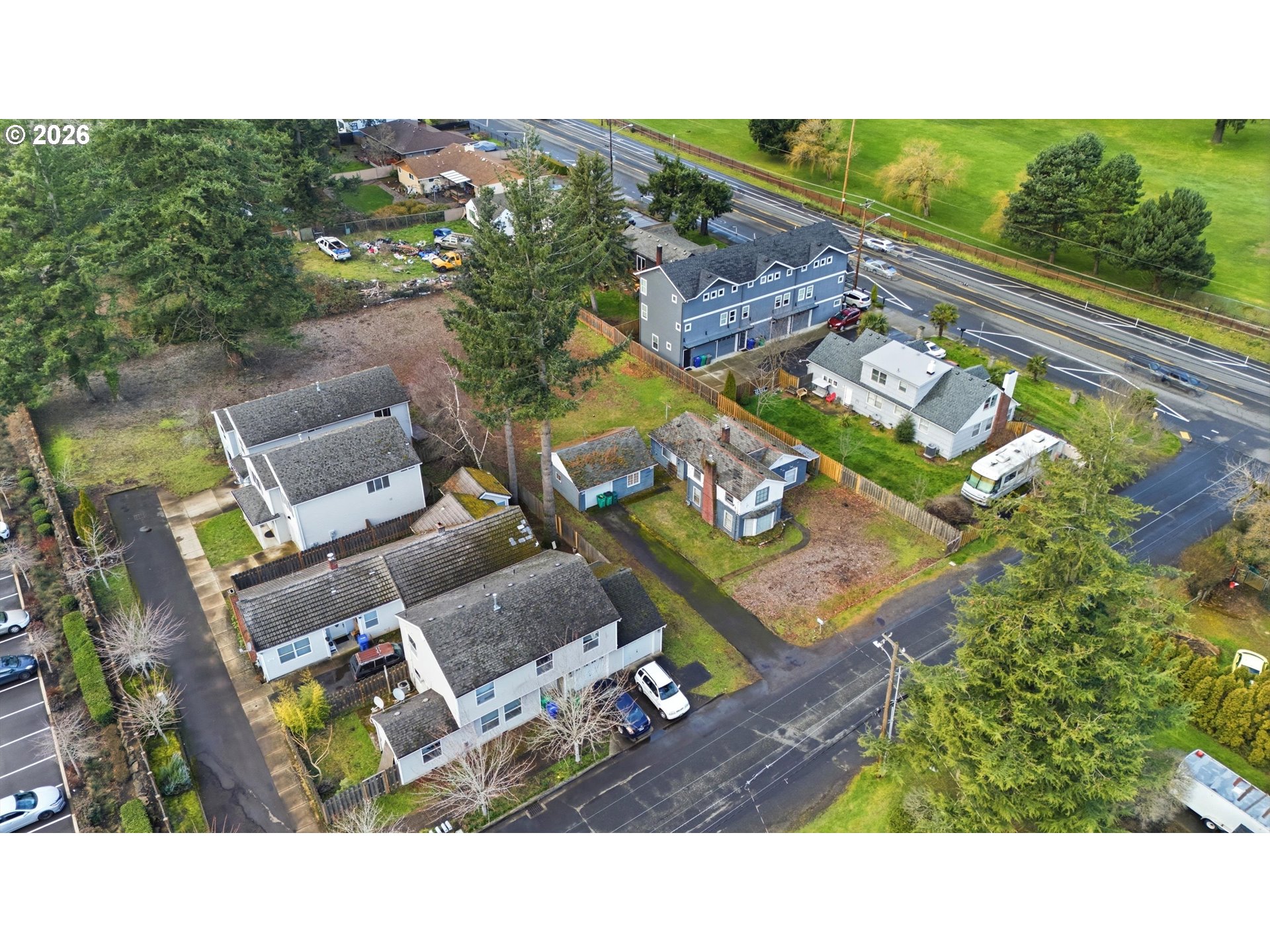 425 Northeast 146th Avenue Portland, OR 97230 - Photo 6 of 12 an aerial view of a house with a garden