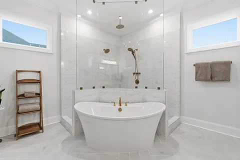 a bedroom with bed and cabinet