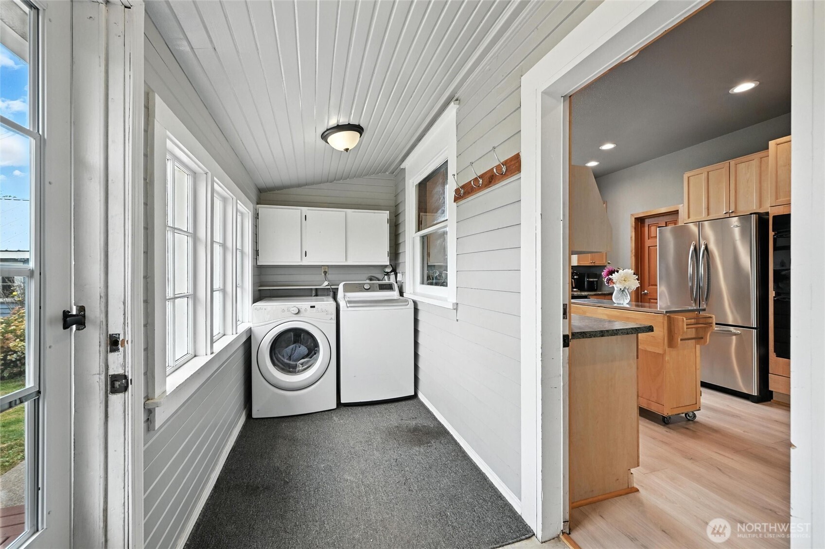 5149 Elder Road Ferndale, WA 98248 - Photo 23 of 40 a view of a storage & utility room with washer and dryer