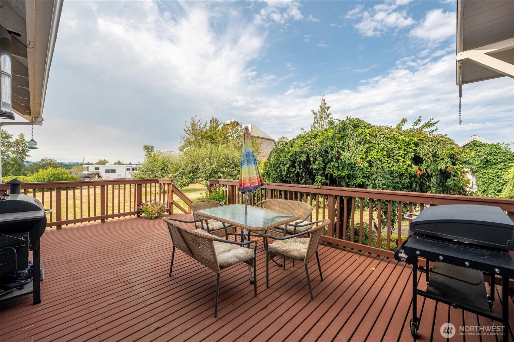 5149 Elder Road Ferndale, WA 98248 - Photo 25 of 40 a view of a balcony with furniture