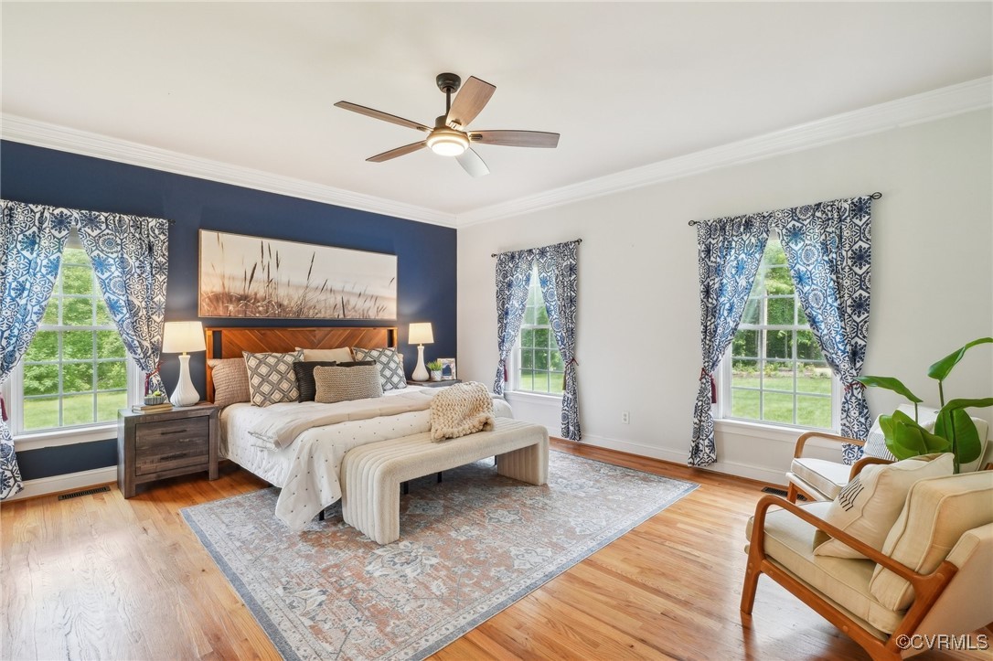 17501 Old Ridge Road Montpelier, VA 23192 - Photo 12 of 45 a bedroom with a large bed and a window