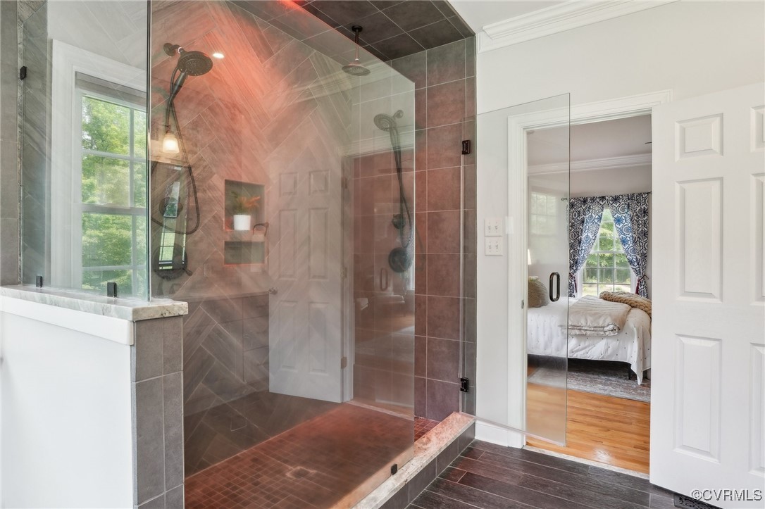 17501 Old Ridge Road Montpelier, VA 23192 - Photo 15 of 45 a en suite bathroom with a shower