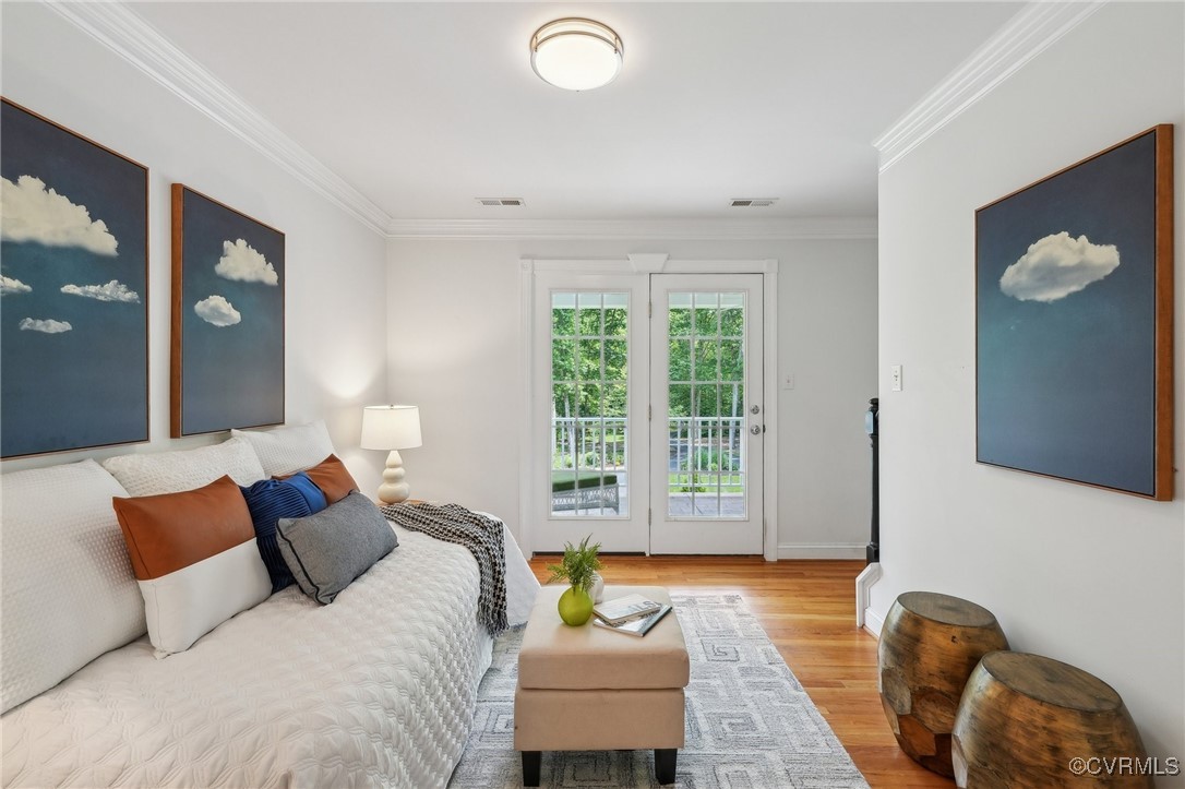 17501 Old Ridge Road Montpelier, VA 23192 - Photo 19 of 45 a bedroom with furniture and a large window