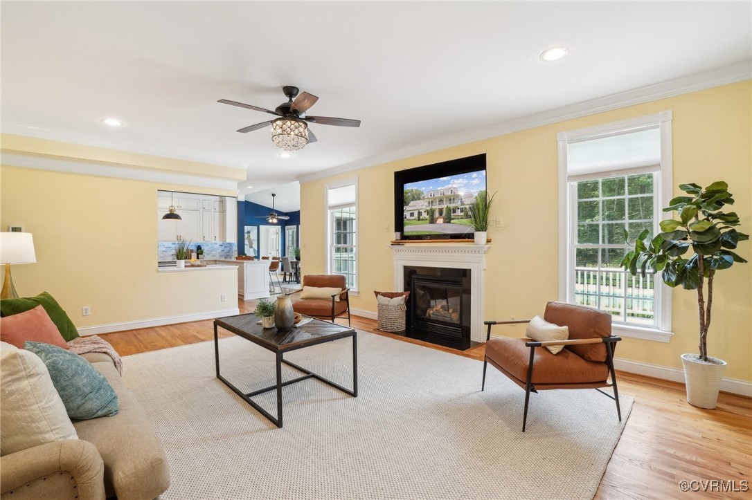 17501 Old Ridge Road Montpelier, VA 23192 - Photo 7 of 45 Gas fireplace.