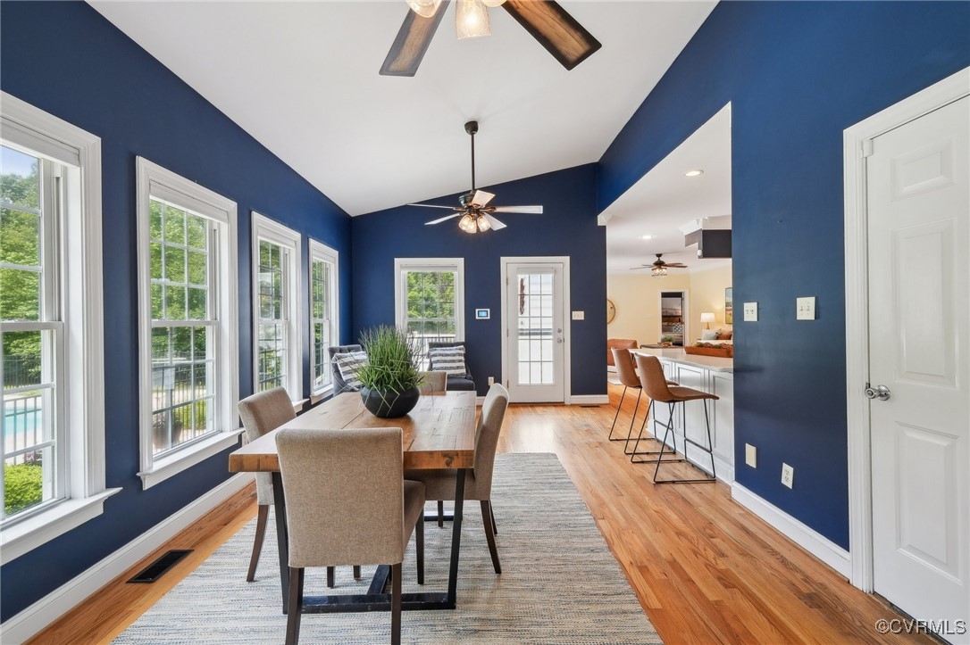 17501 Old Ridge Road Montpelier, VA 23192 - Photo 9 of 45 a dining room with furniture window and wooden floor