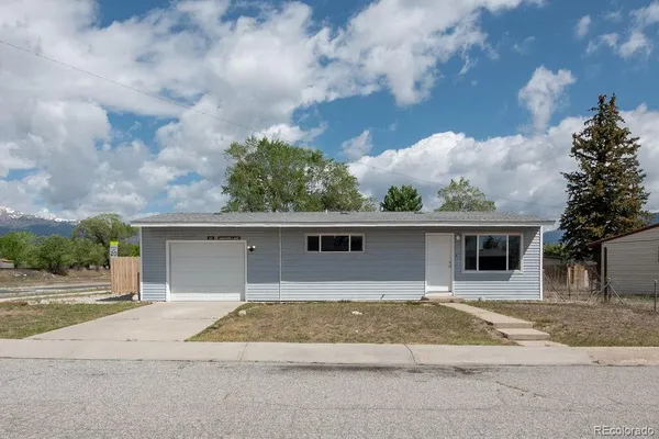 front view of house with a yard