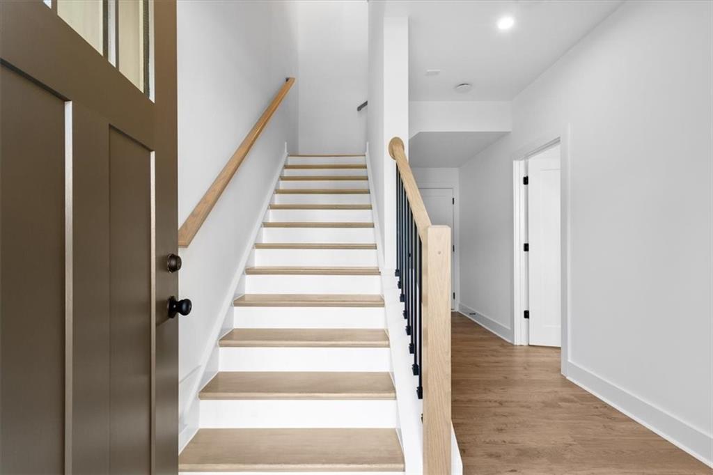 3376 Macaiva Alley Avondale Estates, GA 30002 - Photo 4 of 42 a view of an entryway with wooden floor