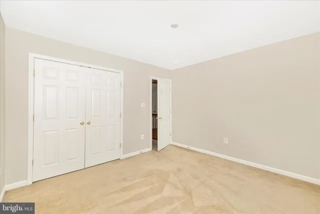 an empty room with a natural light