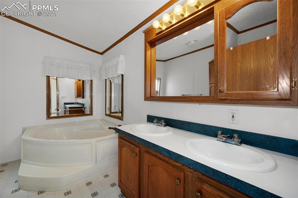 4270 Oil Well Road Yoder, CO 80864 - Photo 23 of 42 Double sinks and a soaking tub