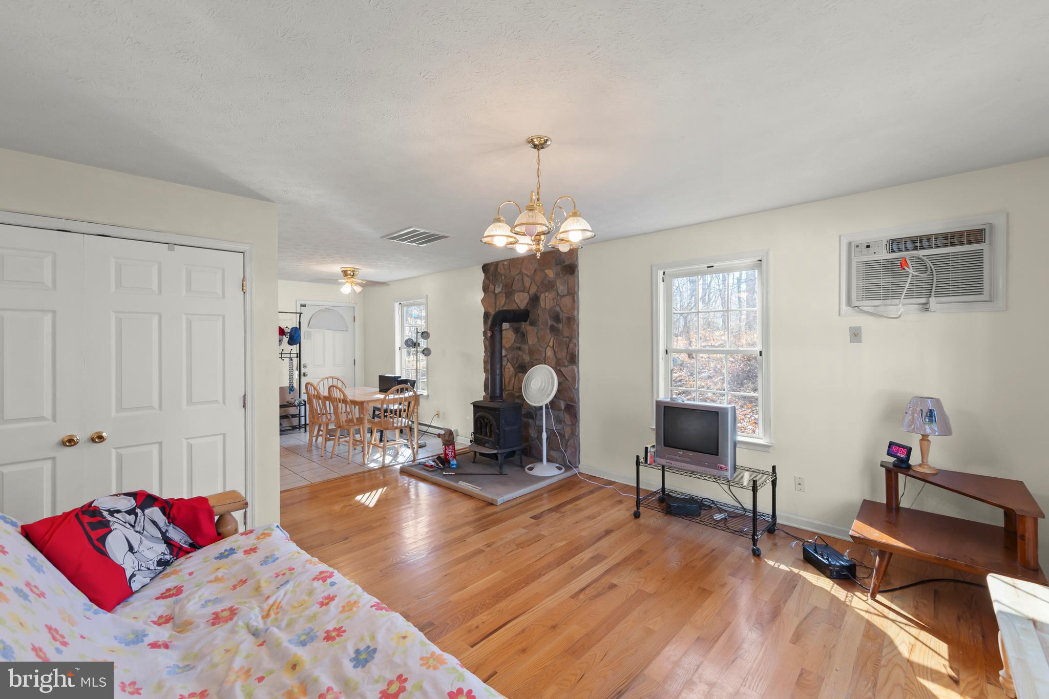 1060 Buffalo Rdg Road Augusta, WV 26704 - Photo 12 of 67 a bed room with a bed mirror and a chair