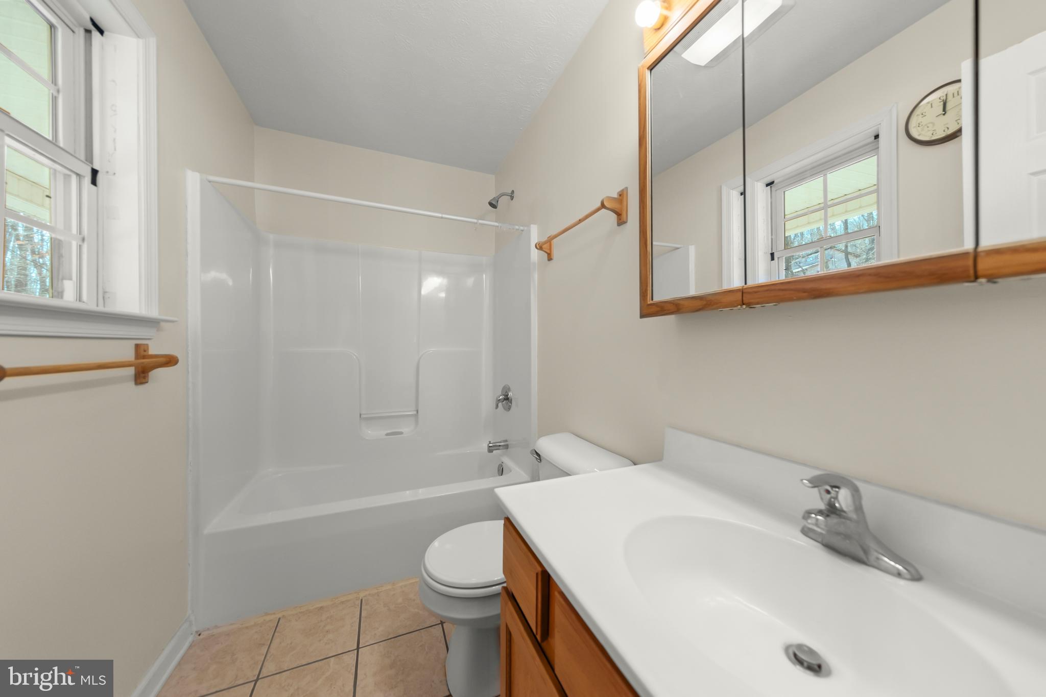 1060 Buffalo Rdg Road Augusta, WV 26704 - Photo 26 of 67 a bathroom with a sink a toilet and shower