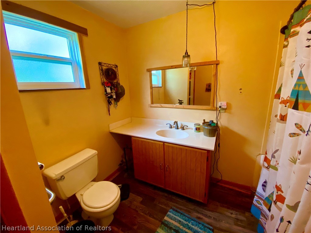 538 Hayman Road Wauchula, FL 33873 - Photo 17 of 21 a bathroom with a sink mirror vanity and toilet