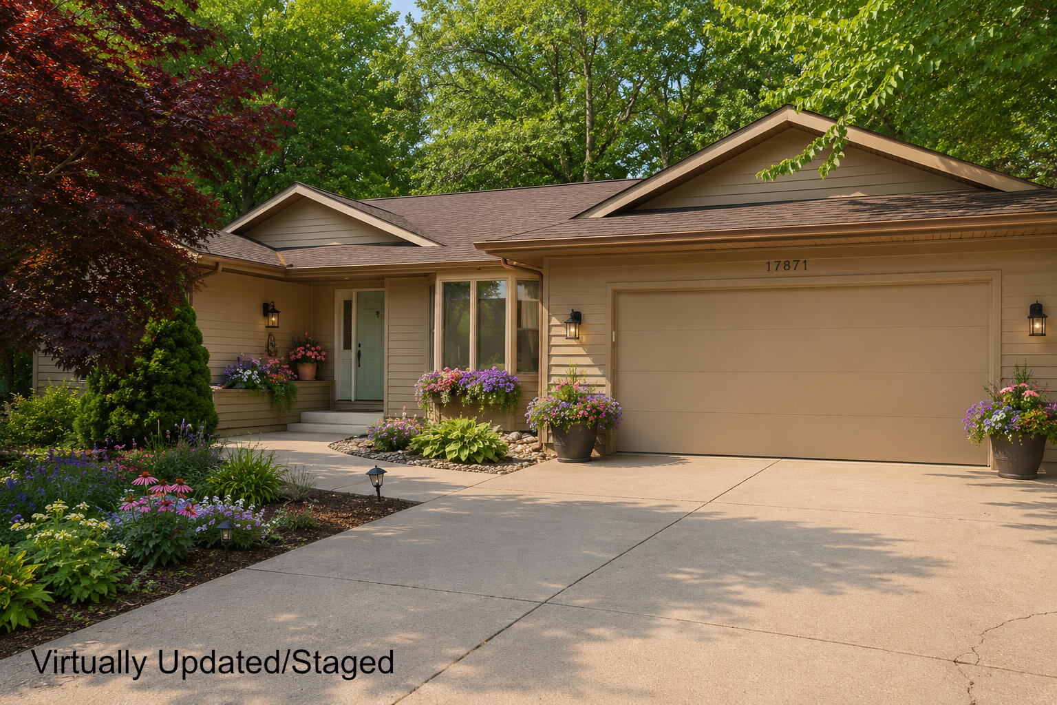17871 North Fruitport Road Spring Lake, MI 49456 - Photo 1 of 38 Front of Home Virtually Staged