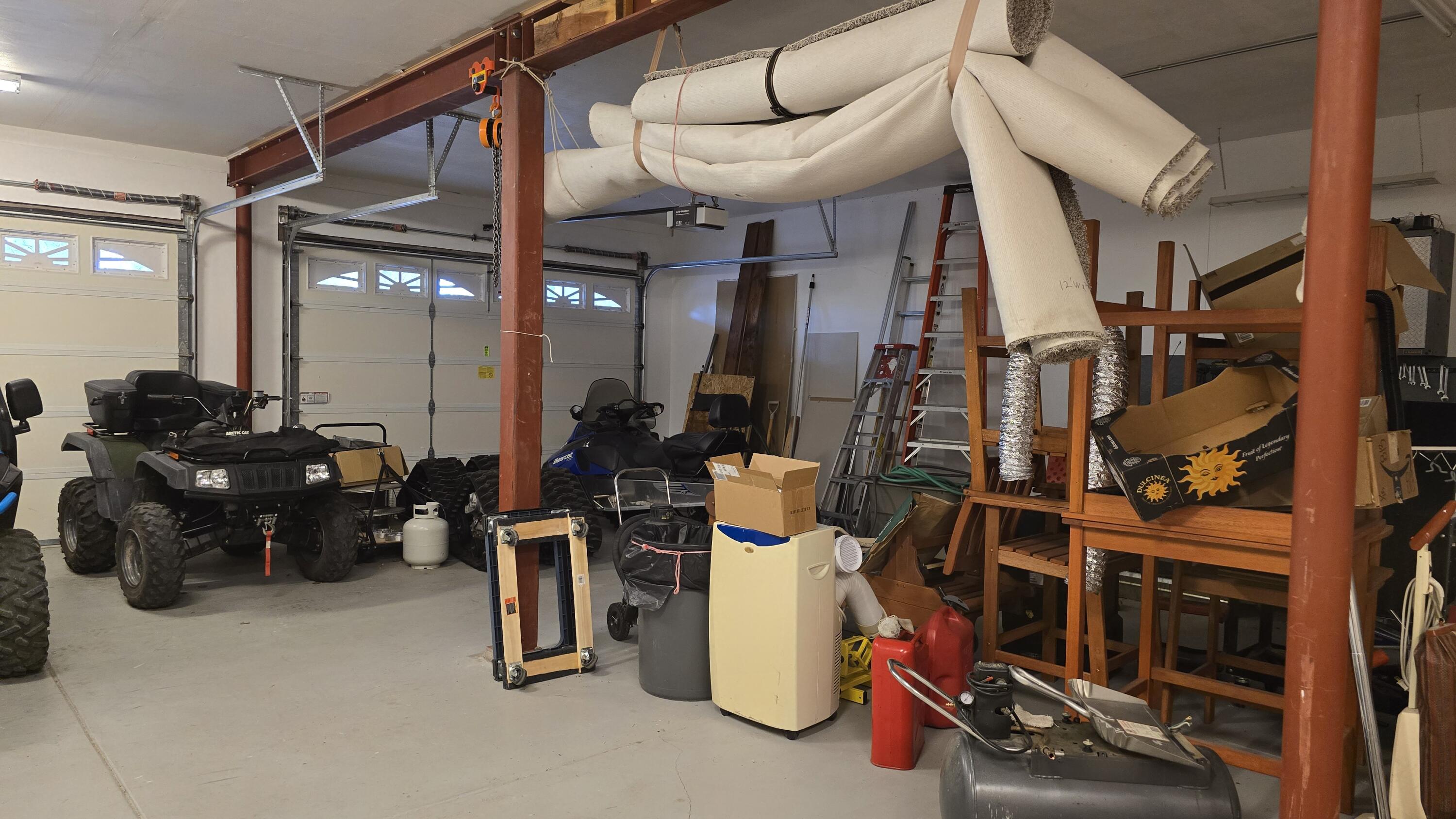 650 South Ridge Point Drive Panguitch, UT 84759 - Photo 26 of 38 Steel reinforced beams in garage, tons of room for parking or remodeling