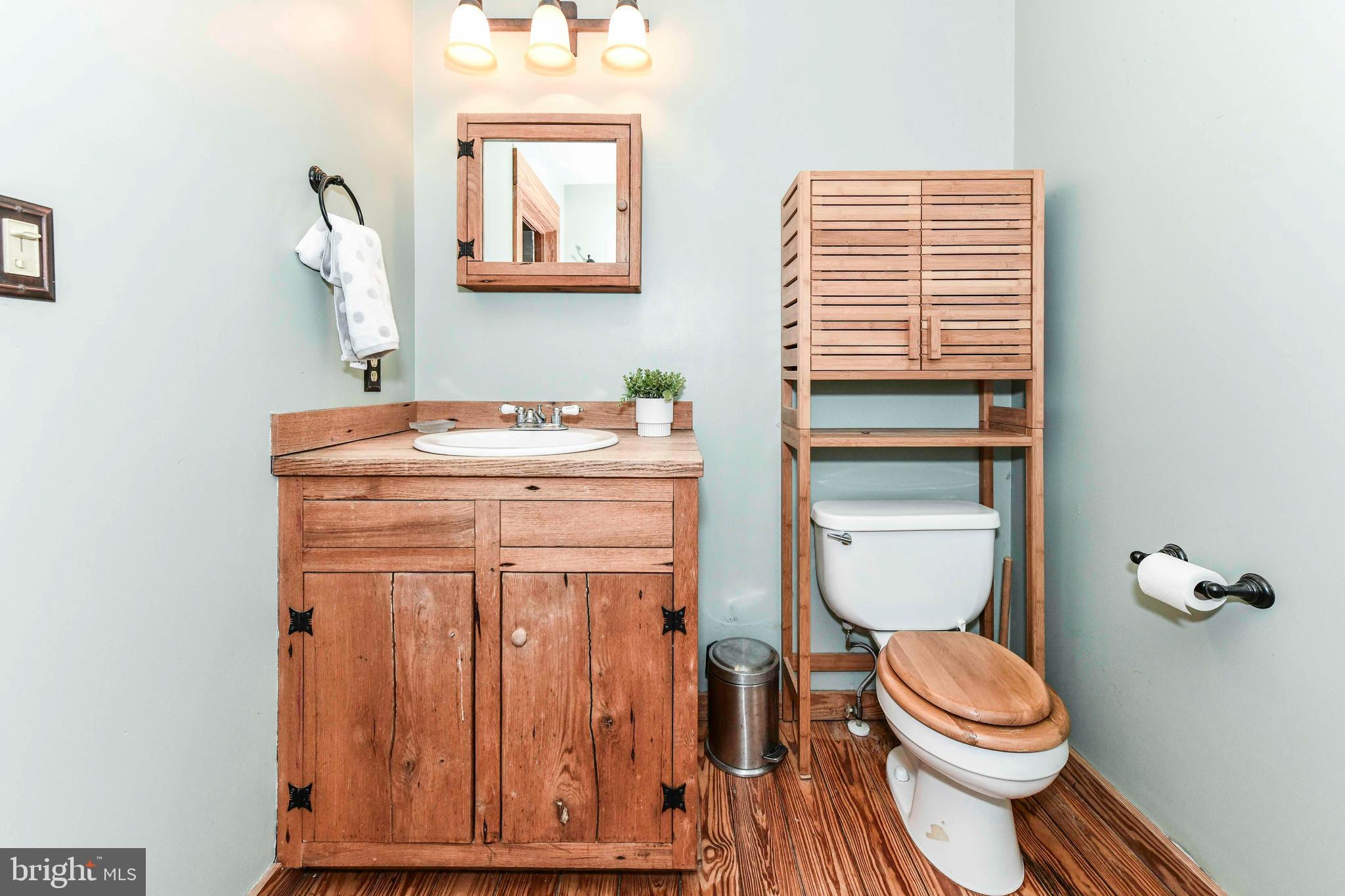 6069 Free State Road Marshall, VA 20115 - Photo 36 of 57 Reclaimed wood vanity cabinet