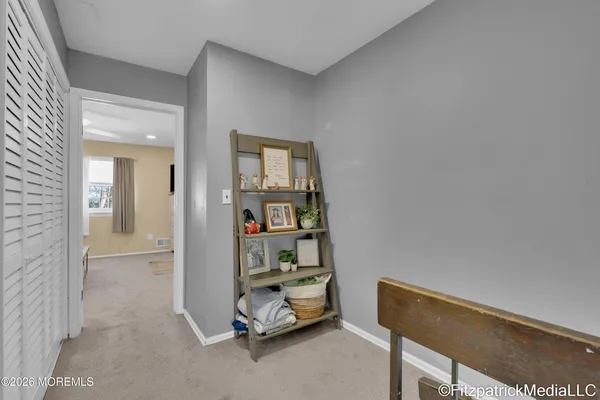 a room with gym equipment