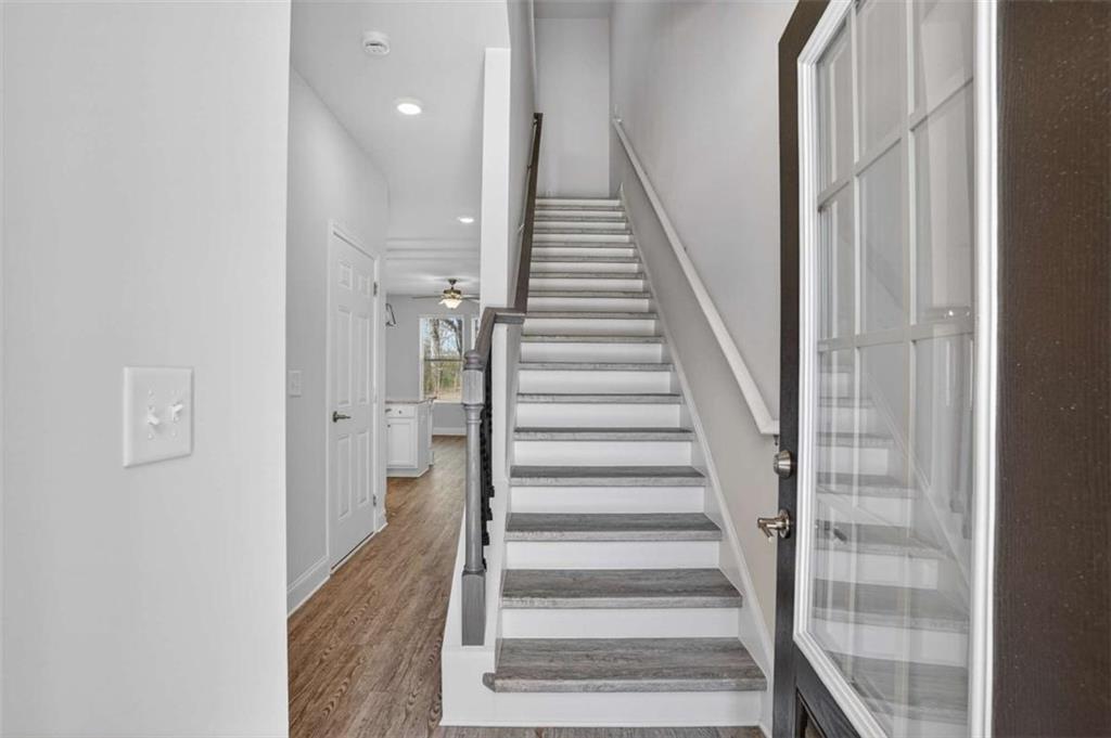 3405 Ripple Loop, Unit 127 South Fulton, GA 30349 - Photo 2 of 26 a view of entryway and hall with wooden floor