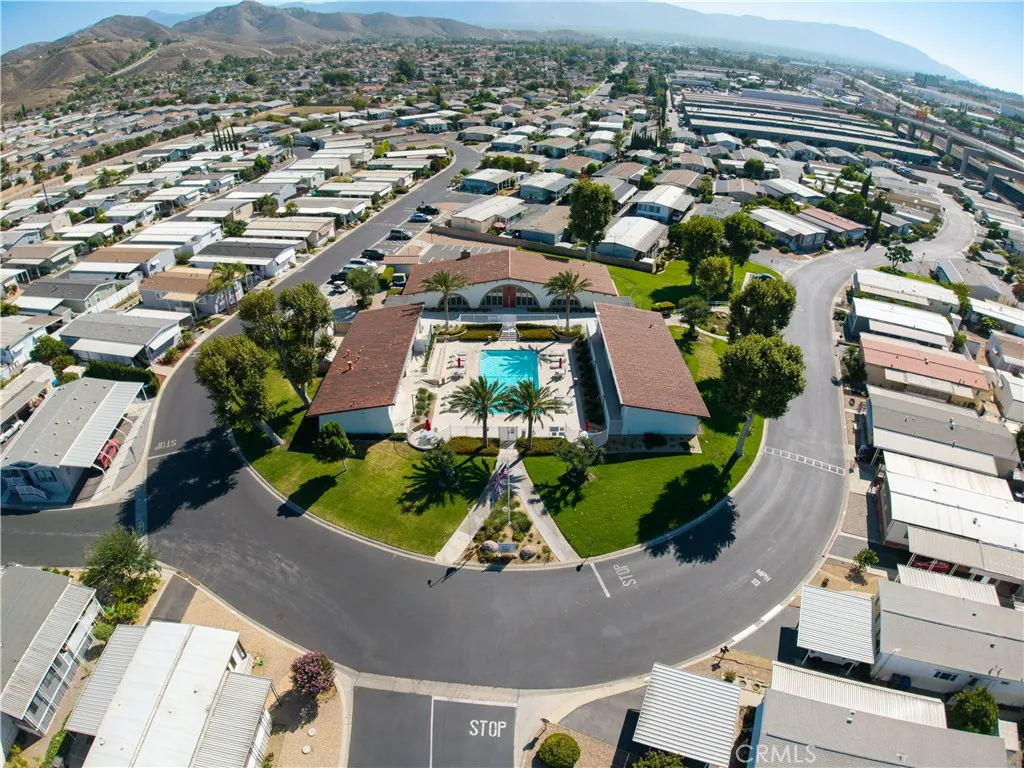 3700 Buchanan Street, Unit 189 Riverside, CA 92501 - Photo 36 of 44 an aerial view of residential houses with outdoor space