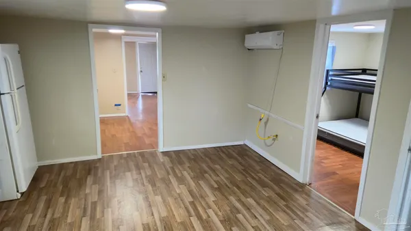 wooden floor in an empty room