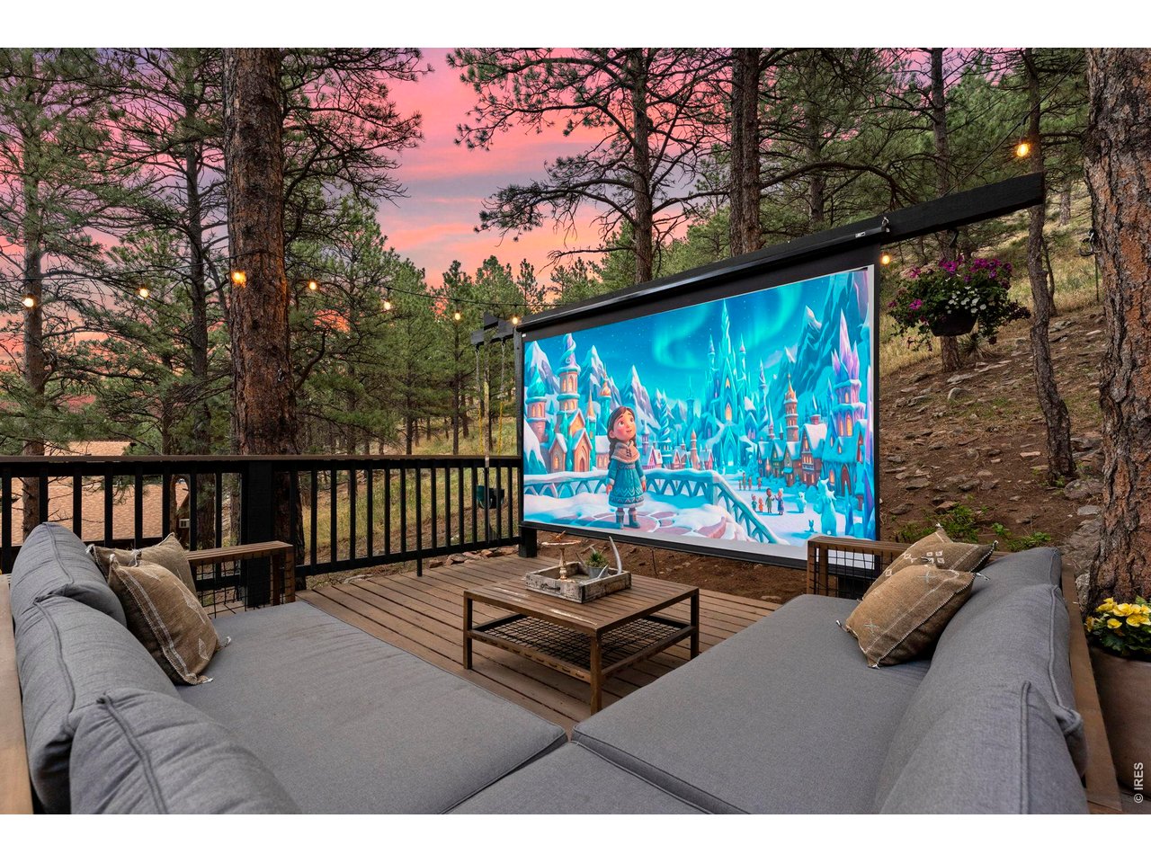 770 North Cedar Brook Road Boulder, CO 80304 - Photo 2 of 50 Outdoor movie nights under the pines