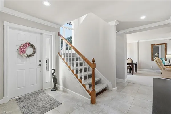 a view of entryway and hall