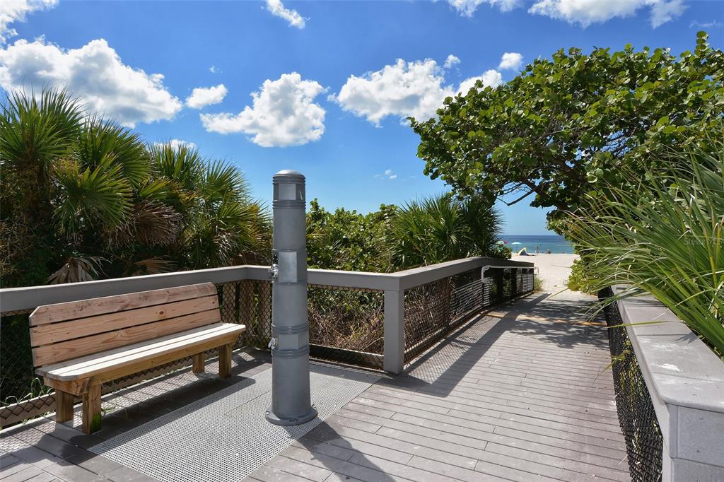 100 Bayshore Road, Unit C Nokomis, FL 34275 - Photo 33 of 39 a view of a balcony with wooden floor