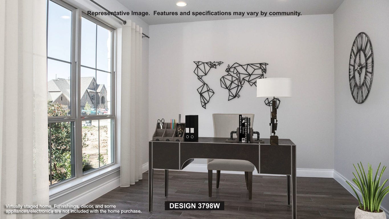 373 Leaning Rock Ridge Austin, TX 78737 - Photo 2 of 39 a view of a dining room with furniture window and wooden floor