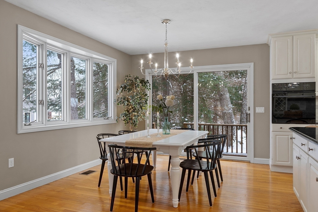 30 Duck Road Reading, MA 01867 - Photo 10 of 42 a view of a dining room with furniture window and outside view