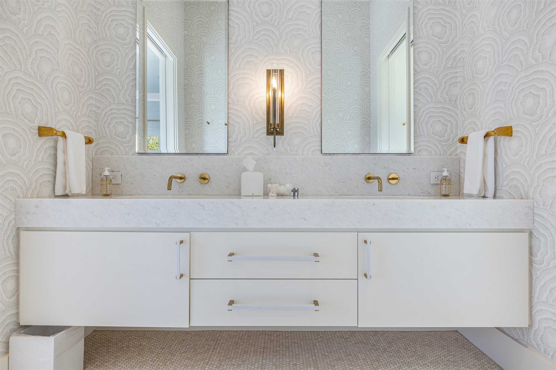 830 South Weyand Road Round Top, TX 78954 - Photo 11 of 36 a bathroom with a sink and a mirror