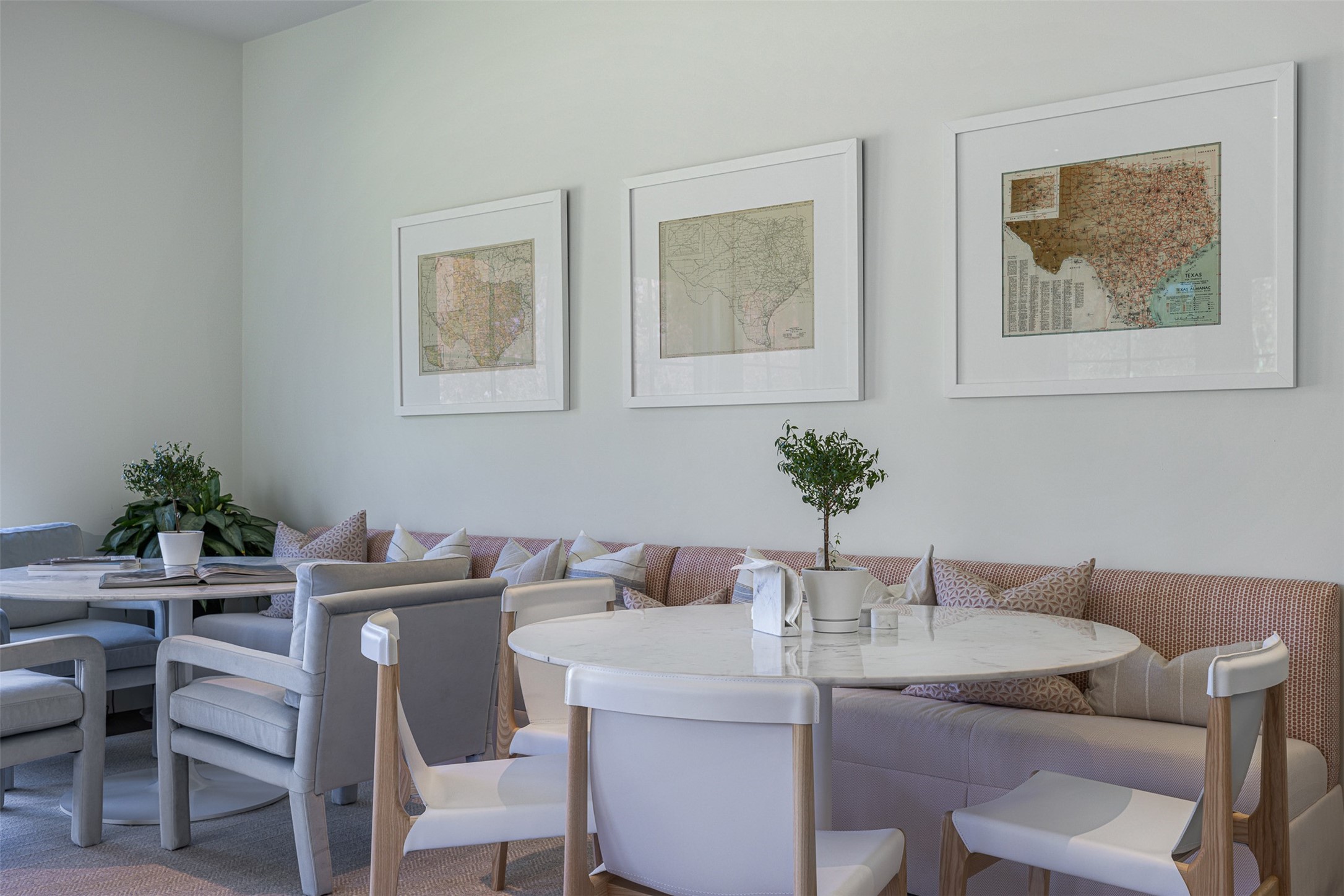 830 South Weyand Road Round Top, TX 78954 - Photo 23 of 36 a dining room with furniture and wooden floor