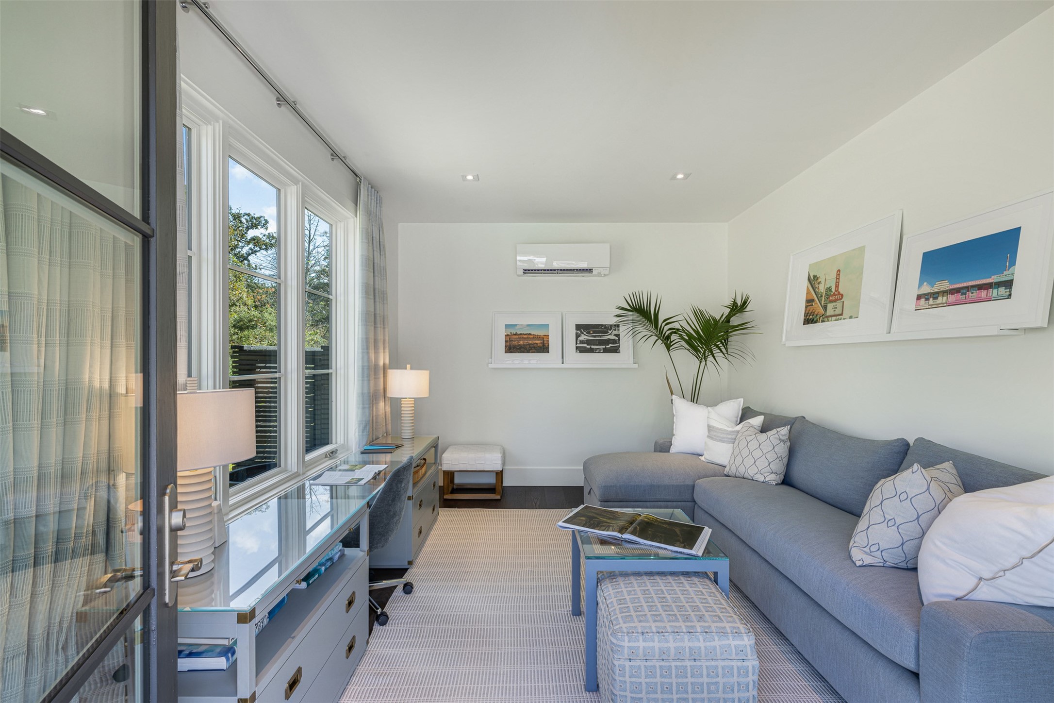 830 South Weyand Road Round Top, TX 78954 - Photo 29 of 36 a living room with furniture and a large window