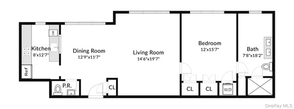 a picture of a bathroom with a mirror