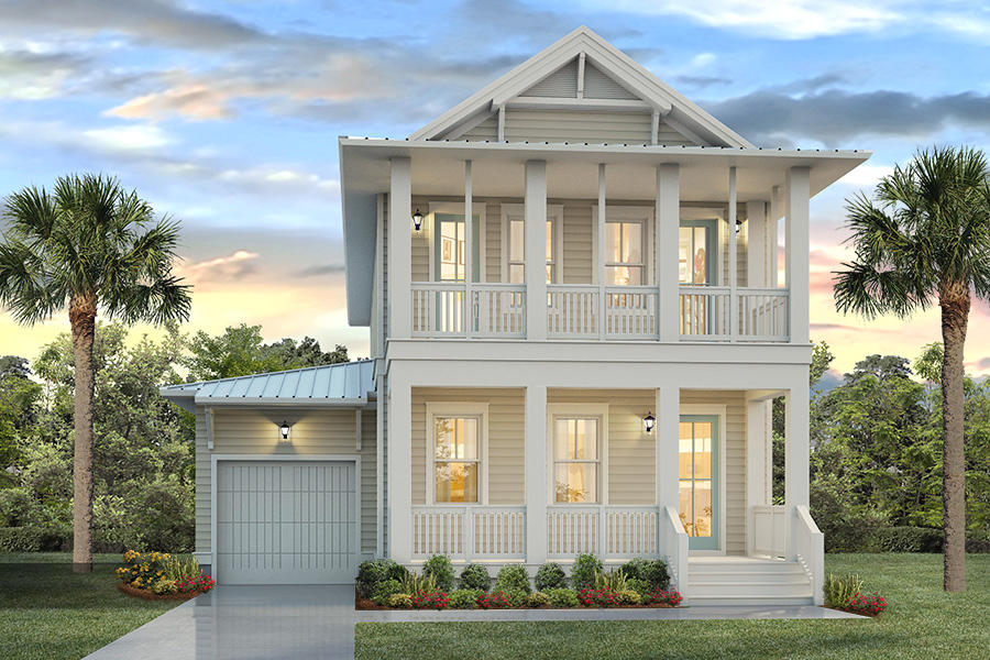 122 Siasconset Ln Inlet Beach Inlet Beach, FL 32461 - Photo 4 of 36 a front view of a house with a yard