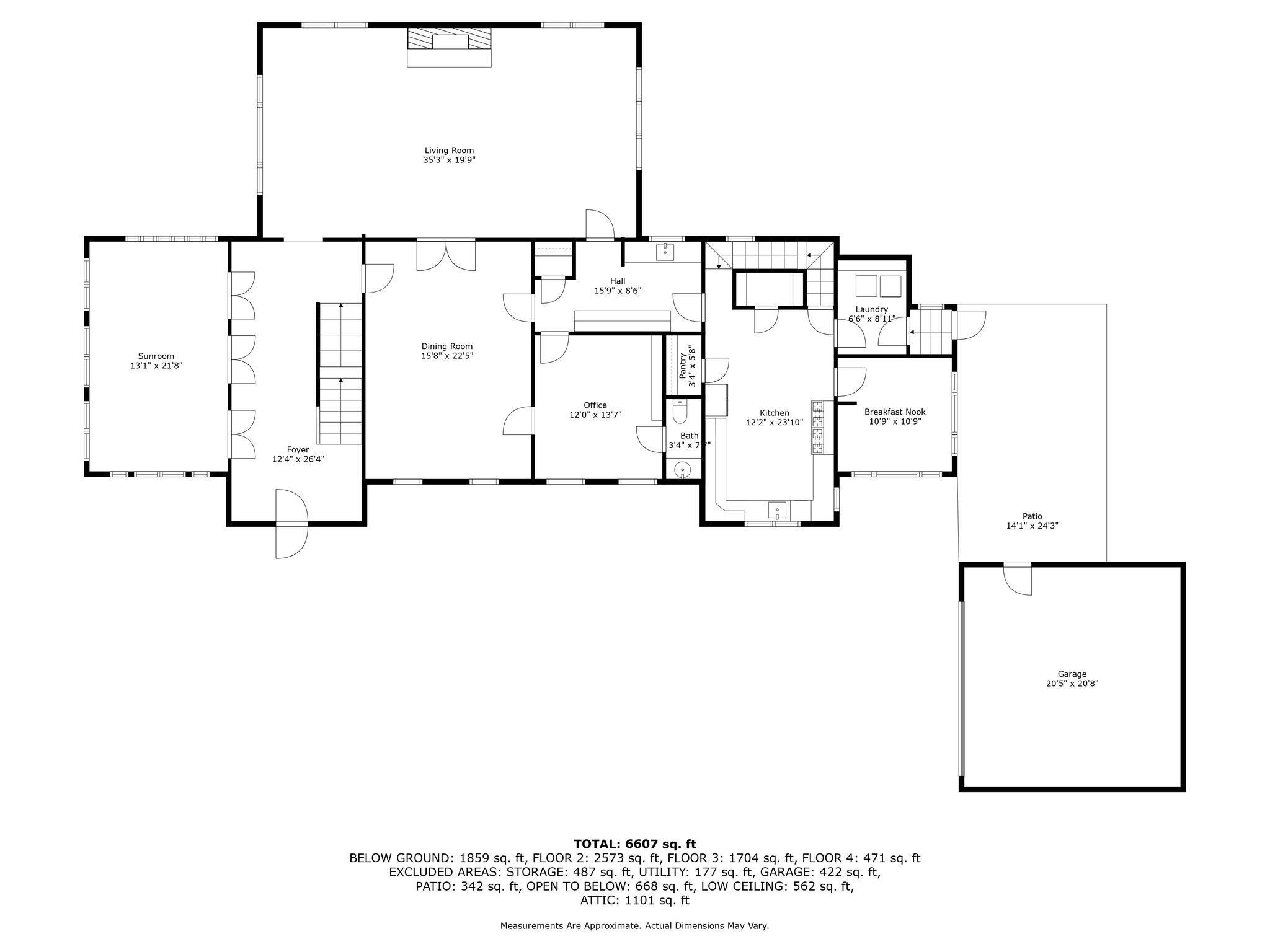 10-08 Shore Road Queens, NY 11363 - Photo 44 of 47 a picture of floor plan