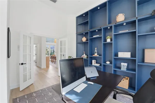 a view of a living room and livingroom with furniture