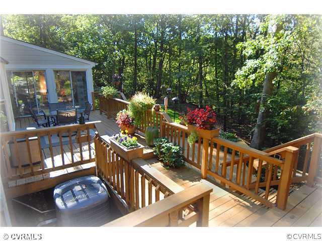 13531 Trilithon Road Midlothian, VA 23113 - Photo 13 of 15 Patio/Deck - Two-Tiered Rear Deck.